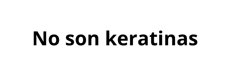 No son keratinas
